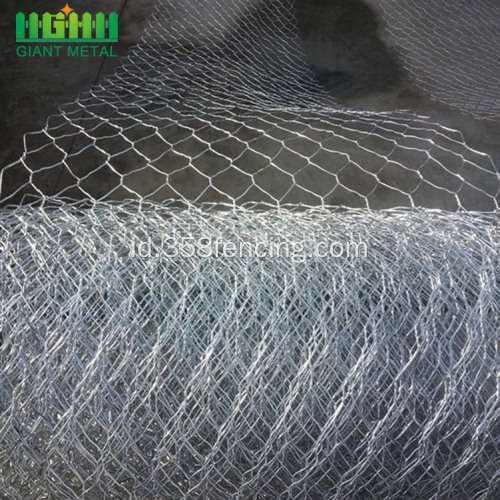 PVC Ayam Dilapisi Hexagonal Wire Mesh Netting